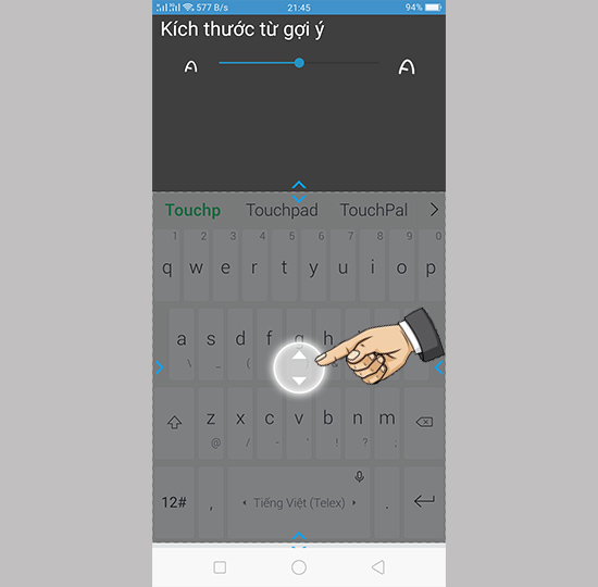 Thay đổi kích thước
